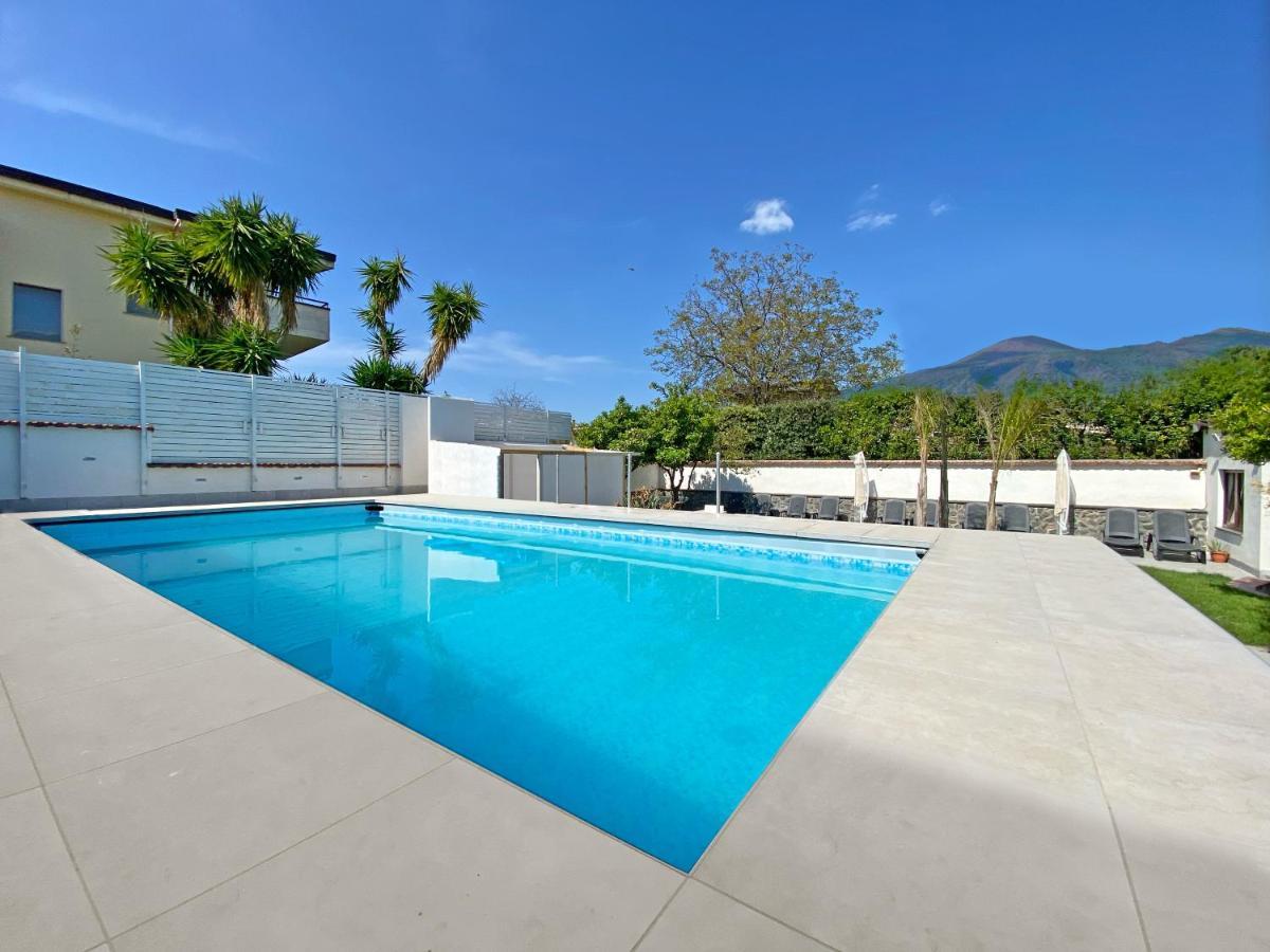 TerzignoTerrazza Sul Vesuvio Con Piscina别墅 外观 照片